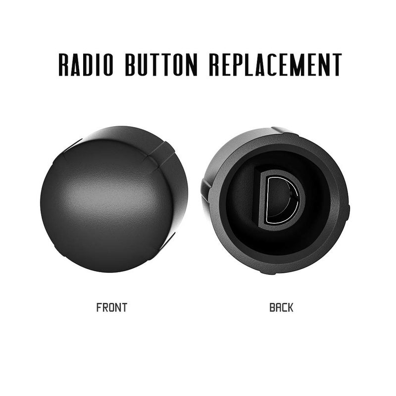 RDBS Stereo Radio Volume Control Knob Replacement Knobs Compatible with Select GM Vehicles GM 16199583 - Image 3